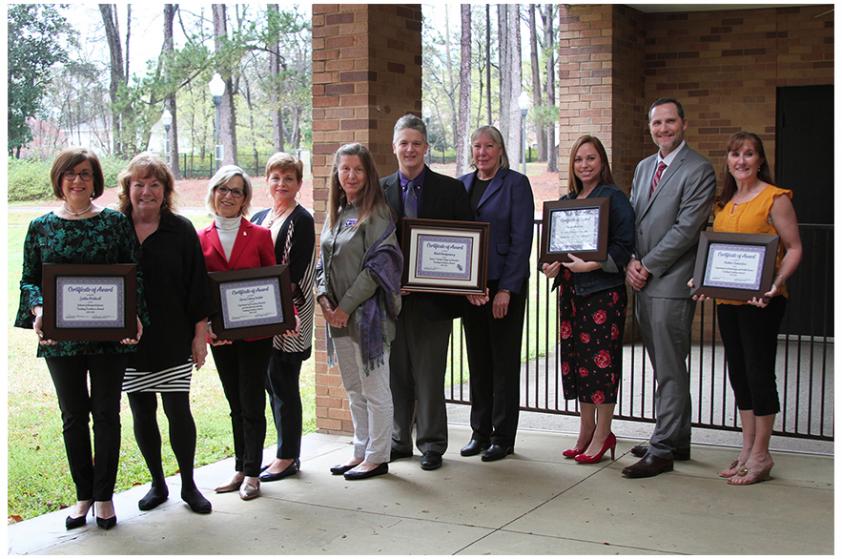SFA's James I. Perkins College of Education 2019 Teaching Excellence Award recipients