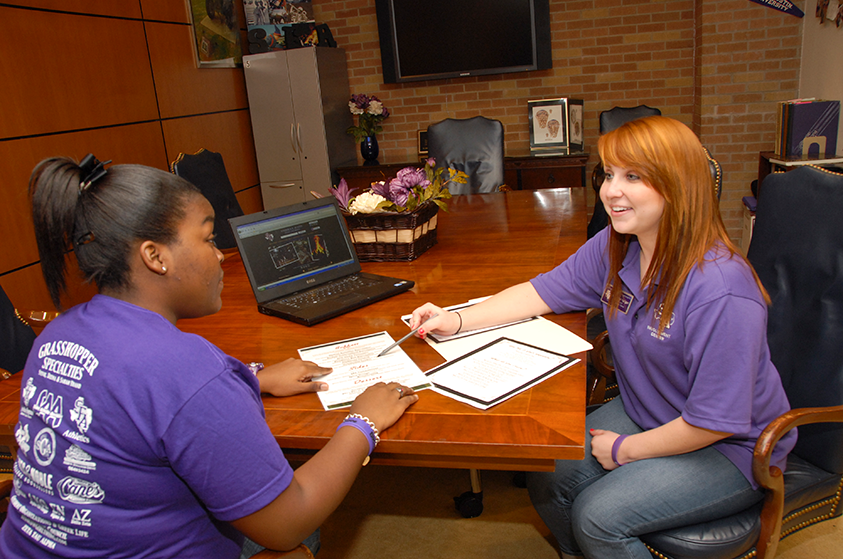 Students in the Involvement Center