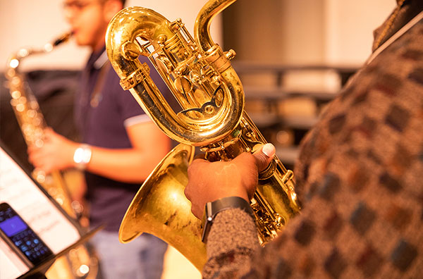 Closeup of Saxophone