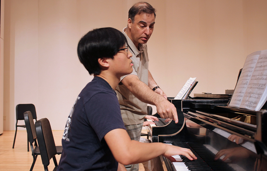 Piano camp attendees