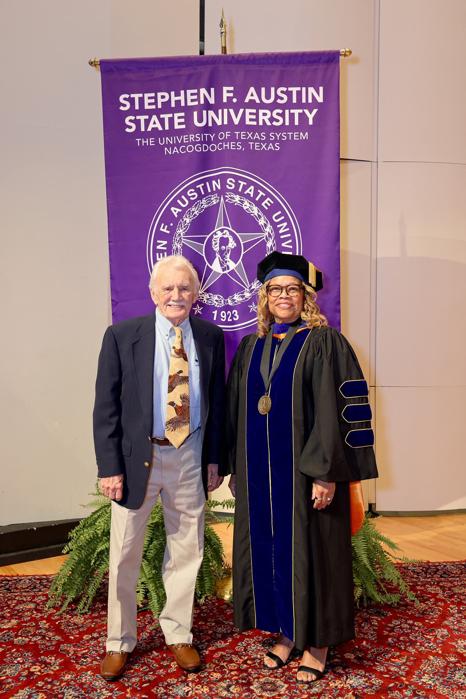 Sammie Smith and Dr. Stephanie Ross