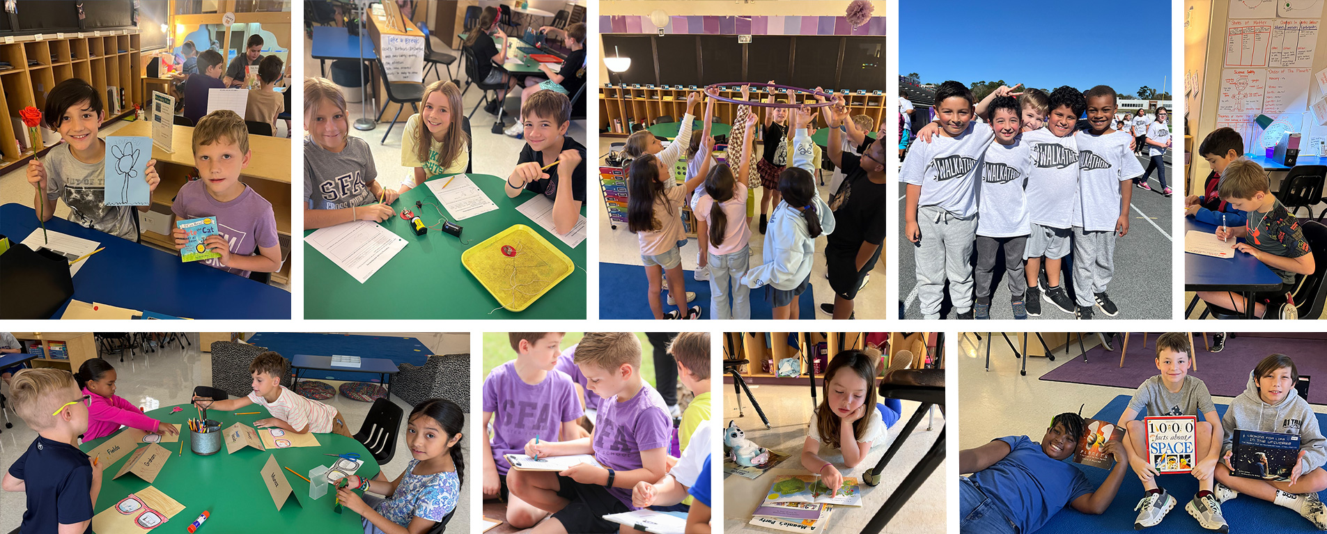 Collage of Charter students