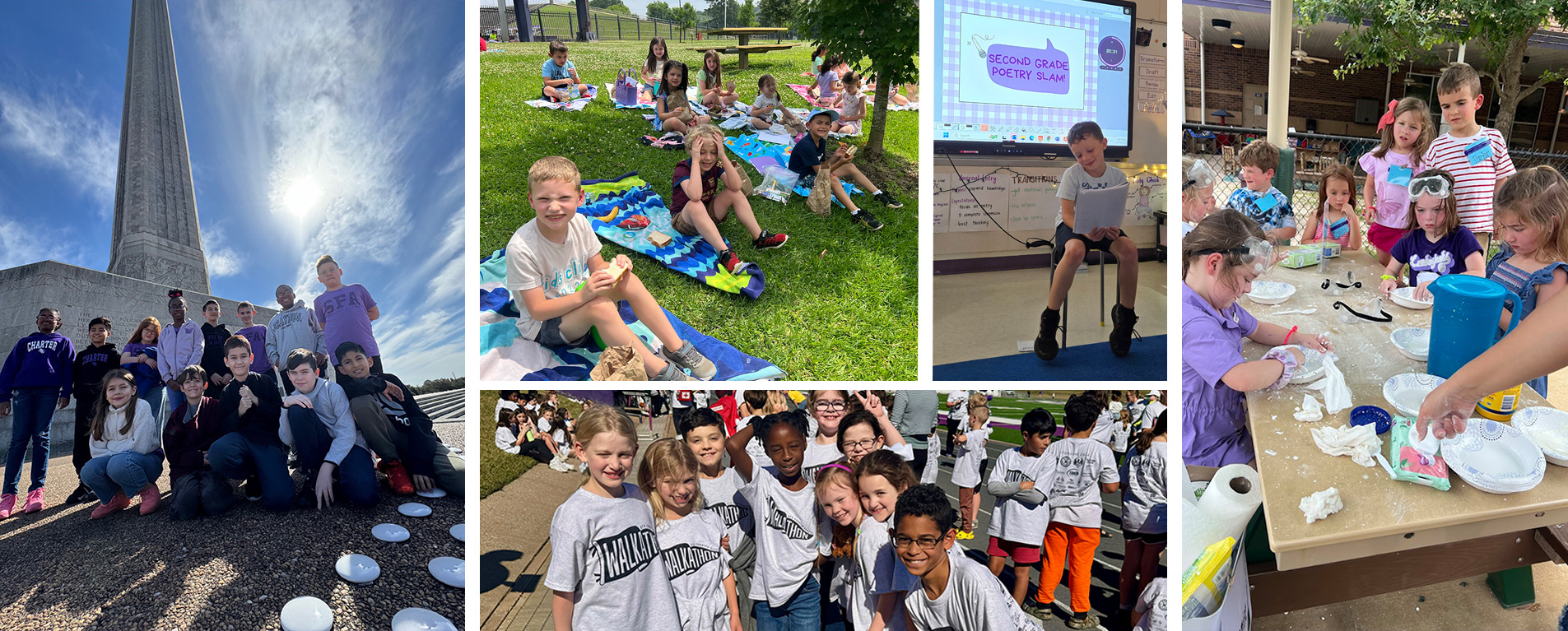 Collage of Charter students