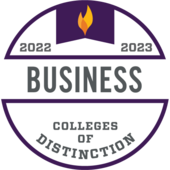 2022 - 2023 College of Distinction Badge - Business