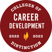 2022 - 2023 College of Distinction Badge - Career Development