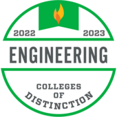 2022 - 2023 College of Distinction Badge - Engineering