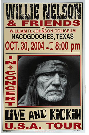 Willie Nelson poster
