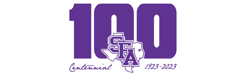 SFA 100 Centennial logo