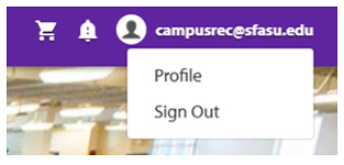 Select "Profile" in your account options.
