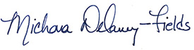 Michara DeLaney-Fields signature