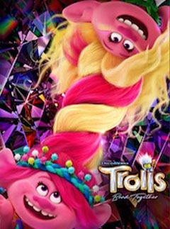 Poster for the movie Trolls Band Together