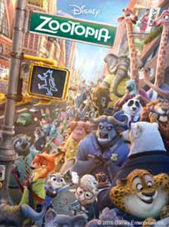 Poster for the movie Zootopia
