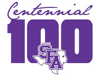 SFA's Centennial logo