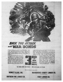 War Bond ad from the 1940's 