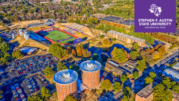 Zoom Background 2 - Aerial View of Homer Bryce Stadium
