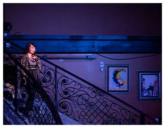 SFA graduate Mai Lê plays the character of Lilith in “Pulsate: The Vampire Musical” that was performed in Houston’s historical Prohibition Theatre. Photo courtesy of Claire Logue