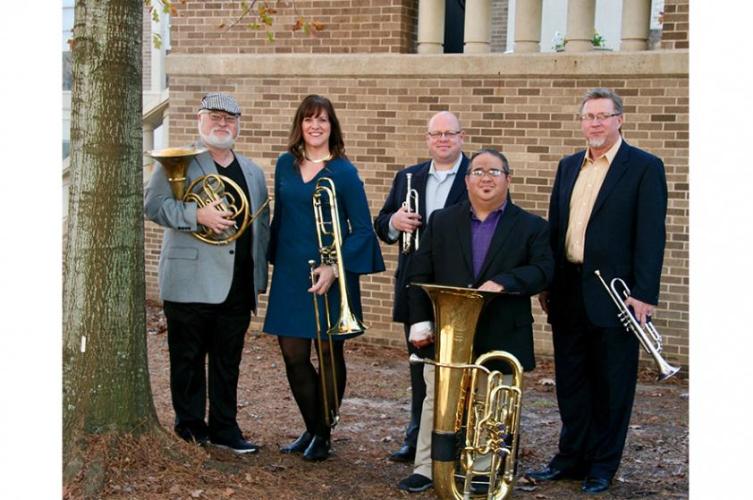 The SFA Faculty Brass Quintet