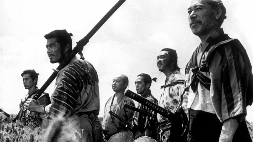 photo from Akira Kurosawa's 1954 masterpiece "Seven Samurai"