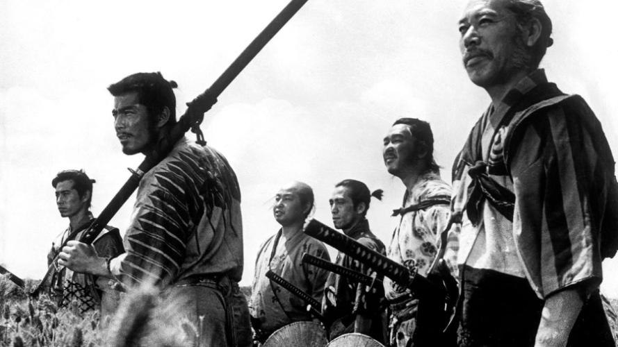photo from Akira Kurosawa's 1954 masterpiece "Seven Samurai"