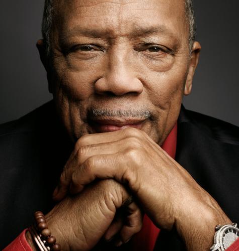 American record producer, singer and film producer Quincy Jones