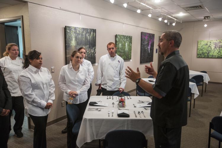 Culinary Café students