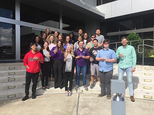 SFA students at the annual American Advertising Federation-Houston Student Conference and Competition