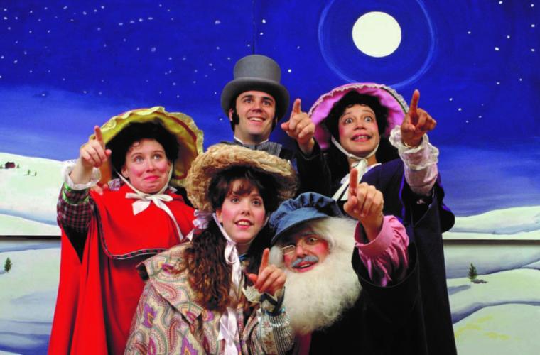 a scene from Virginia Repertory Theatre's production of “’Twas the Night Before Christmas”
