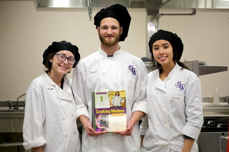 Josie Haltom, Daniel Rushing and Vanessa Huynh