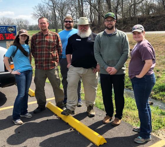 SFA geology graduate students and faculty participants who visited Magnet Cove and presented at te 2018 South-Central section meeting of the Geological Society of America in Little Rock, Arkansas