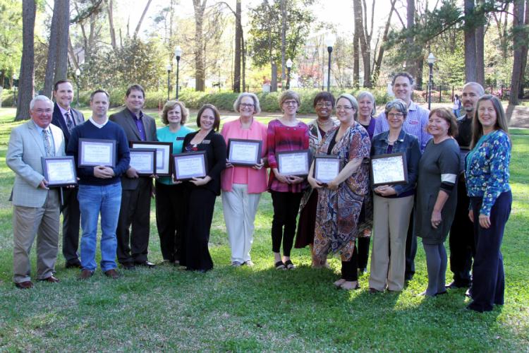 SFA's College of Education Teaching Excellence Award recipients