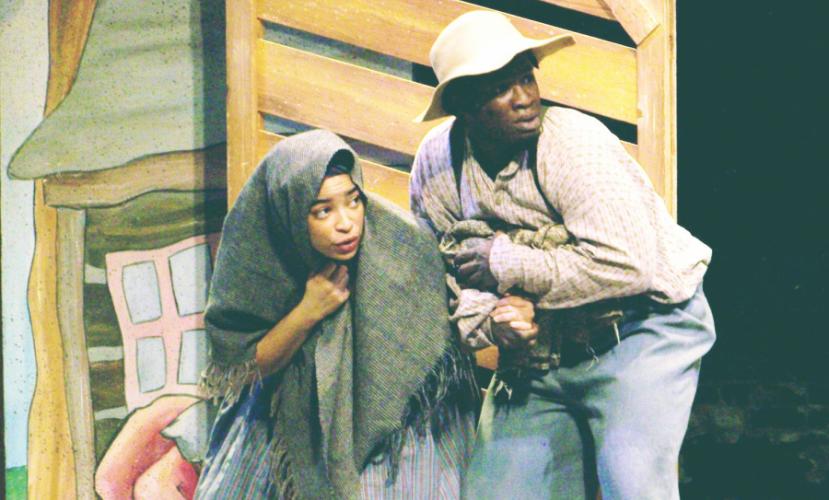a scene from “Harriet Tubman and the Underground Railroad” 