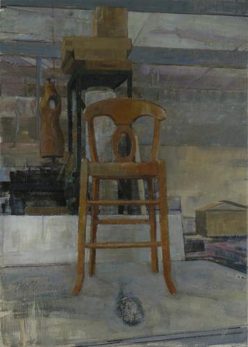Daniel Dallmann’s “Studio Interior with Empty Chair”