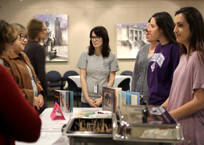 SFA elementary education students with local teachers