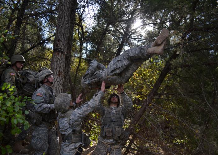 SFA's ROTC cadets at the annual Ranger Challenge competition at Fort Hood