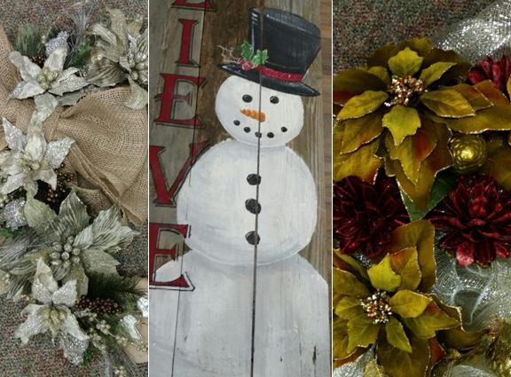 holiday-themed home décor auction items