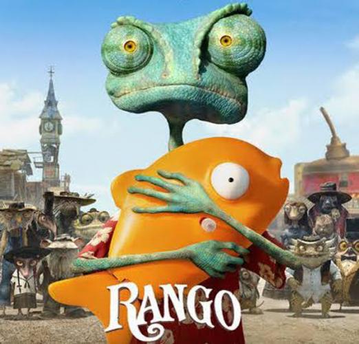 film poster for "Rango"
