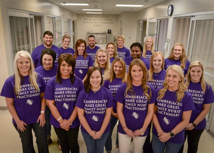 Last week, 19 family nurse practitioner students from across Texas attended the first Master of Science in Nursing program orientation in Stephen F. Austin State University’s history.