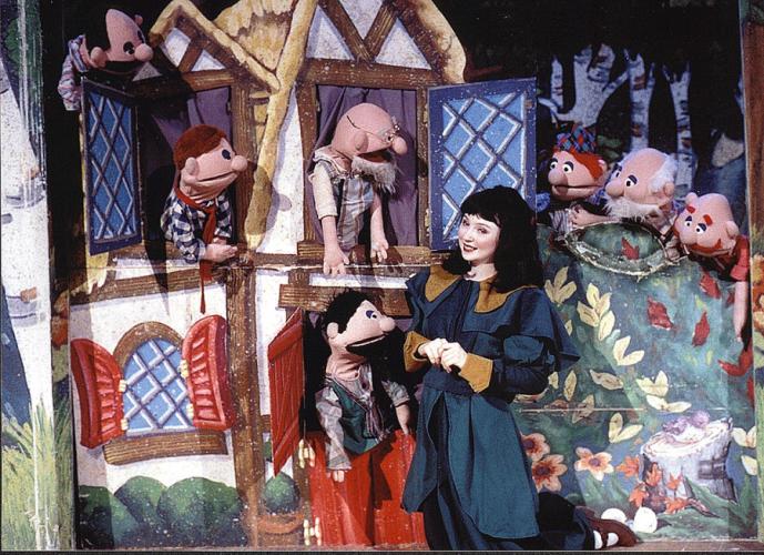 a scene from “Snow White & The Seven Dwarfs” 