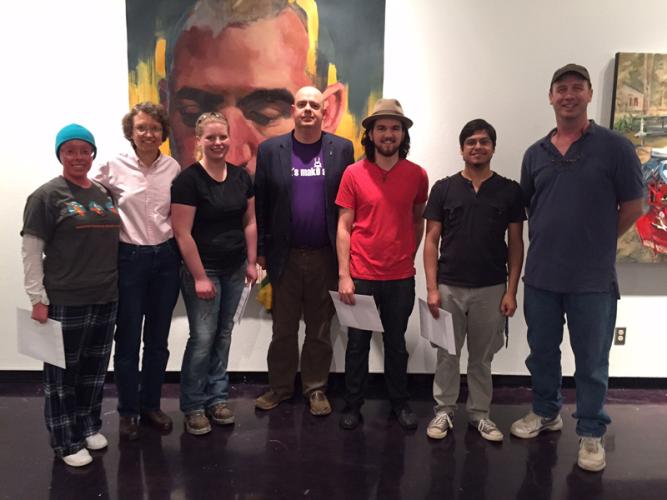 SFA Art Alliance spring show winners and art instructors