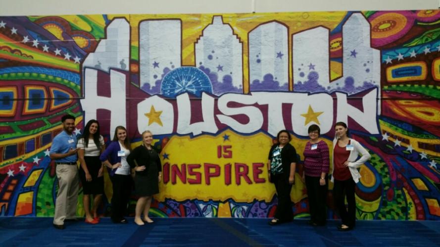 SFA hospitality students at the first Houston Tourism Summit