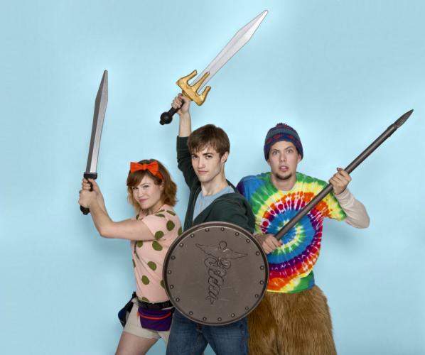 Theatreworks USA actors in a scene from "The Lightning Thief." 