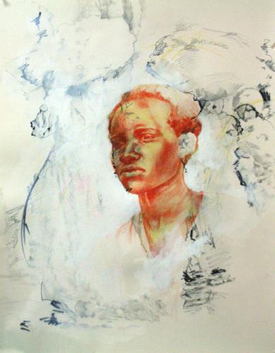 one of the works on display in the the Portraits of Freedom art exhibition