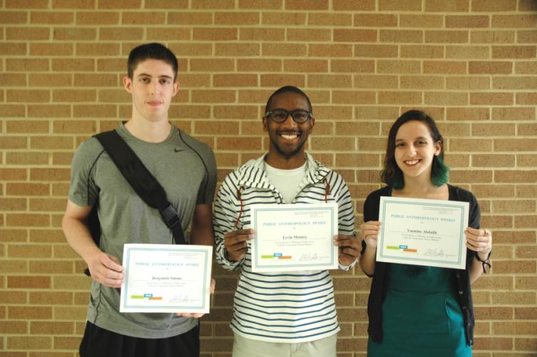 Benjamin Simms, Ervin Mooney and Yasmine Abdallh