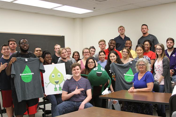 photo of undergraduate students involved 