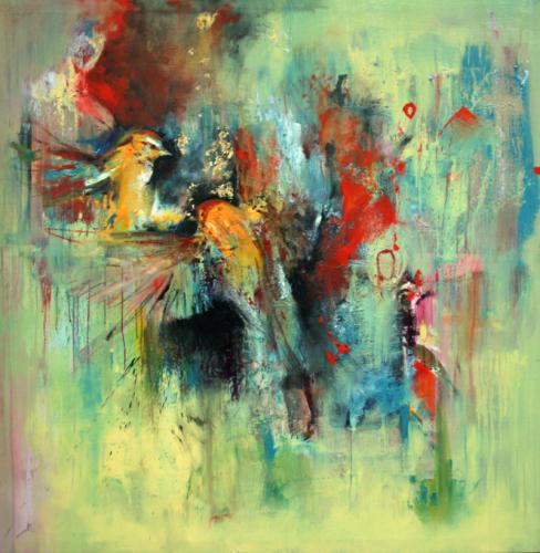 a work by SFA art student Santiago Escobedo is among the works featured in the collaborative "Pen & Pigment" exhibition