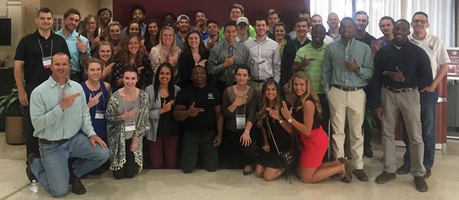 undergraduate  and graduate students in SFA's Department of Kinesiology and Health Science