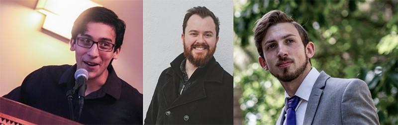 Caleb Guevara, Daniel Cooper and Travis Wattigney