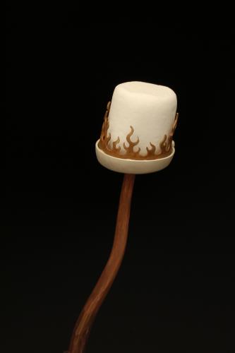 "Marshmallow close-up"