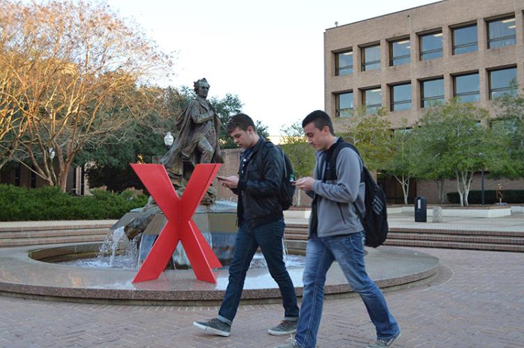 giant "X" near Surfin' Steve