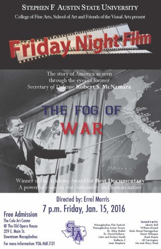 promotion poster for the film "The Fog of War" 